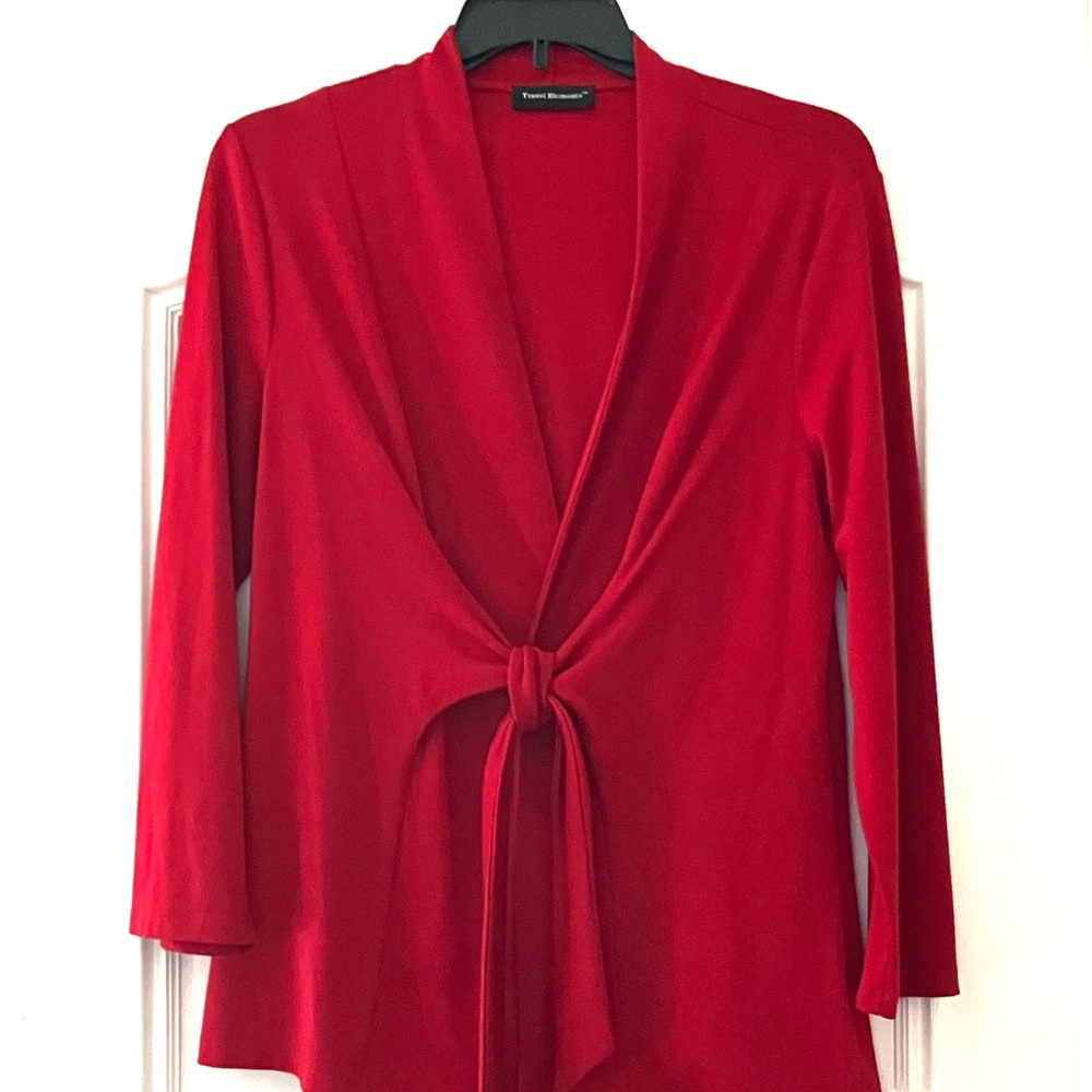 Red XL Travel Elements Wrap Jacket